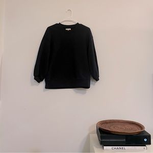 $88 Madewell Pullover Crewneck Sweatshirt Navy Blue